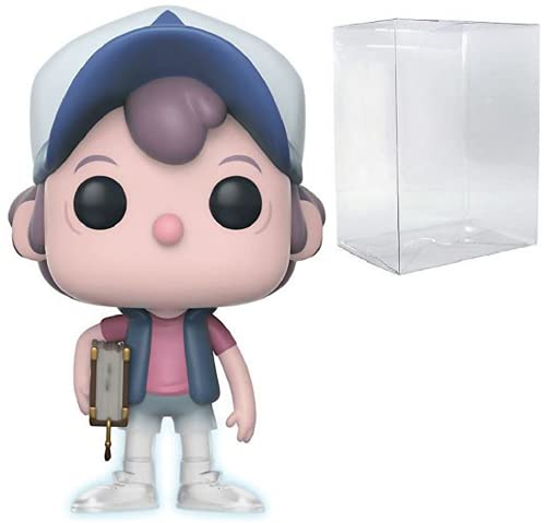 POP Disney Gravity Falls – Dipper Pines Limited Edition Chase Funko Pop! Vinyl-Figur (gebündelt mit kompatibler Popbox-Schutzhülle), mehrfarbig, 9,5 cm von Funko