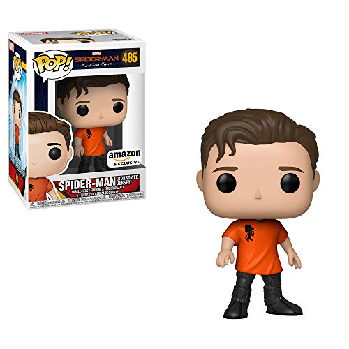 POP! Exklusives Spider-Man Far from Home #485 Spider-Man (Borrowed Jersey) von POP