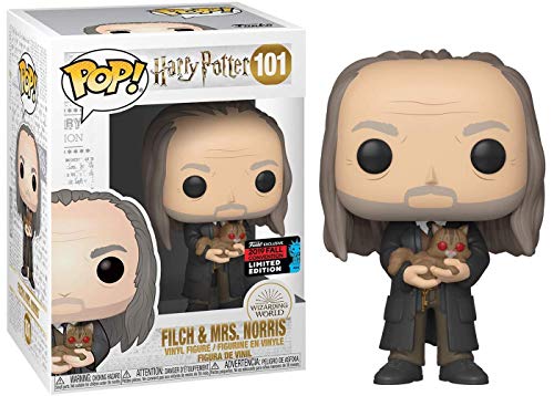 POP Funko Harry Potter 101 Filch & Mrs Norris 2019 Convention von Funko