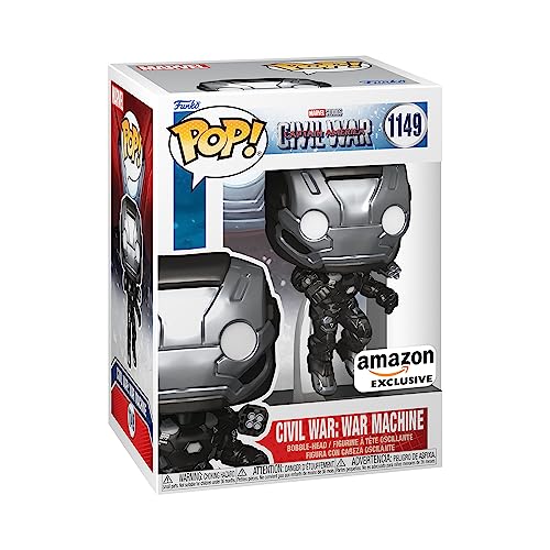 Funko Pop! Marvel: Civil War Baue eine Szene auf - War Machine 7th - Captain America 3 - Amazon-Exklusiv - Vinyl-Sammelfigur - Geschenkidee - Offizielle Handelswaren - Movies Fans von Funko