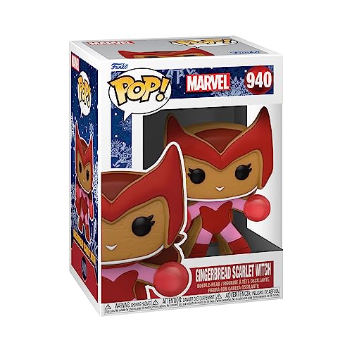 Funko Pop! Marvel: Holiday - Scarlet Witch - Marvel Comics - Vinyl-Sammelfigur - Geschenkidee - Offizielle Handelswaren - Spielzeug Für Kinder und Erwachsene - Comic Books Fans von Funko