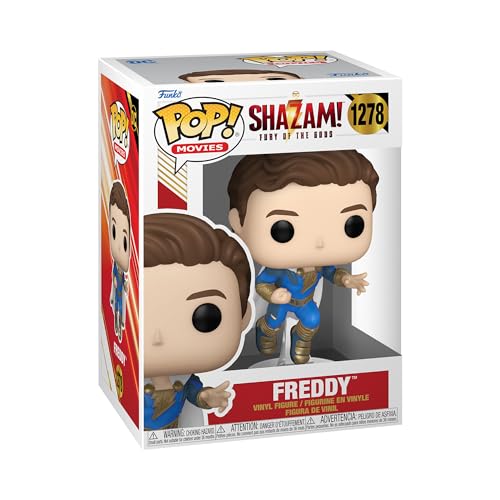 Funko POP! Movies: Shazam 2 - Freddy - Vinyl-Sammelfigur - Geschenkidee - Offizielle Handelswaren - Spielzeug Für Kinder und Erwachsene - Movies Fans - Modellfigur Für Sammler und Display von Funko