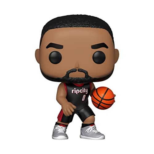 Funko POP! NBA: Blazers - Damian Lillard - (White Jersey) - Vinyl-Sammelfigur - Geschenkidee - Offizielle Handelswaren - Spielzeug Für Kinder und Erwachsene - Sports Fans - Modellfigur Für Sammler von Funko