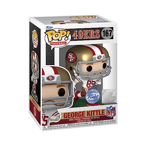 Funko Pop! NFL: 49ers - George Kittle - Vinyl-Sammelfigur - Geschenkidee - Offizielle Handelswaren - Spielzeug Für Kinder und Erwachsene - Sports Fans - Modellfigur Für Sammler und Display von Funko