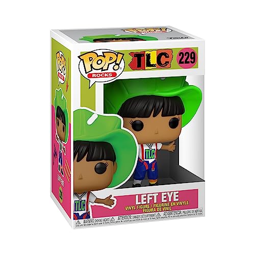 Funko POP! Rocks: TLC - Lisa "Left Eye" Lopes - Left-Eye - Vinyl-Sammelfigur - Geschenkidee - Offizielle Handelswaren - Spielzeug Für Kinder und Erwachsene - Music Fans - Modellfigur Für Sammler von Funko