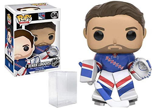 POP! Sports NHL New York Rangers, Henrik Lundqvist #04 Action Figure (Bundled with Pop Box Protector to Protect Display von Funko