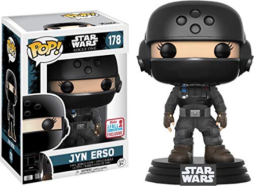 POP! Star Wars: Rogue One - Jyn Disguise mit Helmet #178 NYCC 2017 Exclusive Vinyl Bobble-Head Figur von Funko