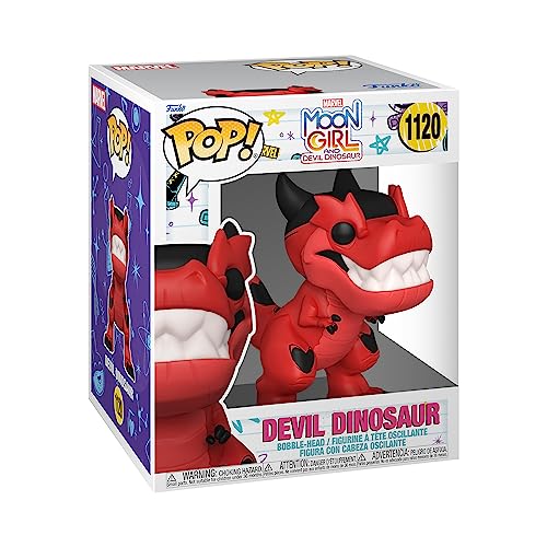 Funko Pop! Super: Devil Dino - Moon Girl and Devil Dino - Vinyl-Sammelfigur - Geschenkidee - Offizielle Handelswaren - Spielzeug Für Kinder und Erwachsene - Comic Books Fans - Modellfigur Für Sammler von Funko