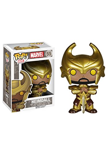 POP! Thor The Dark World Movie Heimdall with Helmet Wackelkopf-Figur von Funko