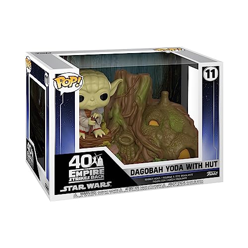 Funko Pop! Town: Star Wars - Yoda's Hut - Vinyl-Sammelfigur - Geschenkidee - Offizielle Handelswaren - Spielzeug Für Kinder und Erwachsene - Movies Fans - Modellfigur Für Sammler und Display von Funko