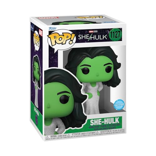 Funko Pop! Vinyl: Marvel - She-Hulk Gala - Vinyl-Sammelfigur - Geschenkidee - Offizielle Handelswaren - Spielzeug Für Kinder und Erwachsene - TV Fans - Modellfigur Für Sammler und Display von Funko