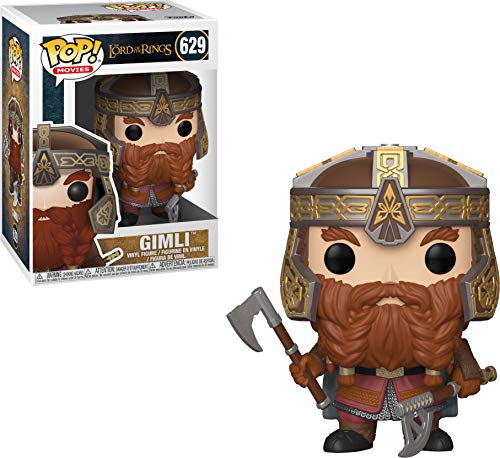 Funko Pop! Vinyl: LOTR/Hobbit: Gimli Lord of The Rings - Vinyl-Sammelfigur - Geschenkidee - Offizielle Handelswaren - Spielzeug Für Kinder und Erwachsene - Movies Fans - Modellfigur Für Sammler von Funko