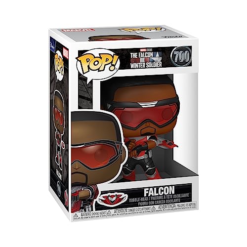 Funko Pop! Marvel: The Falcon & Winter Soldier - Falcon - The Falcon and The Winter Soldier - Vinyl-Sammelfigur - Geschenkidee - Offizielle Handelswaren - Spielzeug Für Kinder und Erwachsene von Funko