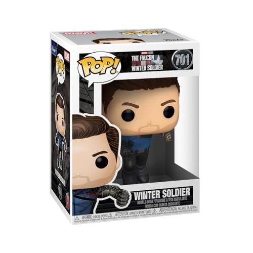 Funko Pop! Marvel: The Falcon & Winter Soldier - Winter Soldier - The Falcon and The Winter Soldier - Vinyl-Sammelfigur - Geschenkidee - Offizielle Handelswaren - Spielzeug Für Kinder und Erwachsene von Funko