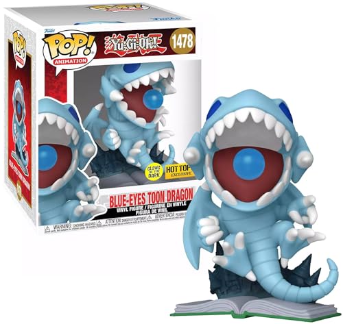 Funko Pop! Animation: Yu-Gi-Oh! - Super Blue-Eyes Toon Dragon *Glow in The Dark* (Hot Topic Exclusive), Mehrfarbig von Funko