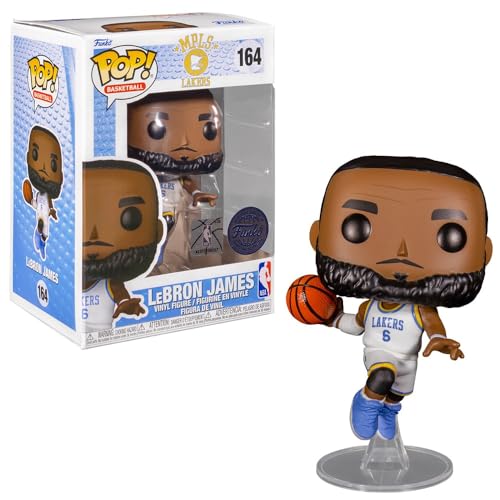 Pop! NBA Basketball - Lebron James L.A. Lakers #6 (Blue TB) Special Edition von Funko