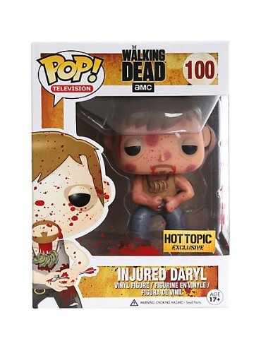 Rare The Walking Dead Pop! Television Bloody Injured Daryl EXCLUSIVE by FunKo von Funko