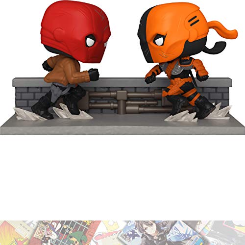 Red Hood & Deathstroke (PX Exc): Fun ko P o p ! Comic Moments Vinyl-Figuren-Set mit 1 Comic-Sammelkarte (336–48886) von Funko