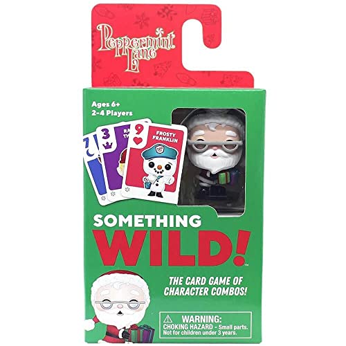 Funko Something Wild! Peppermint Lane mit Santa Claus Pop! Kartenspiel für 2-4 Spieler ab 6 Jahren von FUNKO GAMES