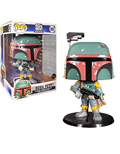 Funko Pop! Star Wars: 10" Boba Fett - Vinyl-Sammelfigur - Geschenkidee - Offizielle Handelswaren - Spielzeug Für Kinder und Erwachsene - Movies Fans - Modellfigur Für Sammler und Display von Funko