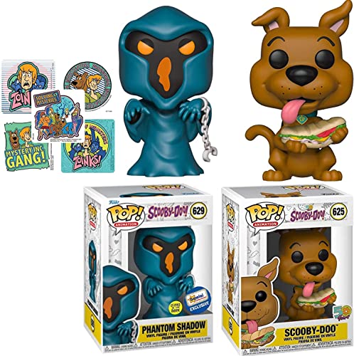 Unleashed Scoob Monsters Young Scooby-Doo! Pop! Exclusive Figure Mystery Bundled with + Vinyl Witch Doctor + Space Kook & Trading Card Sticker 4 Items von Funko