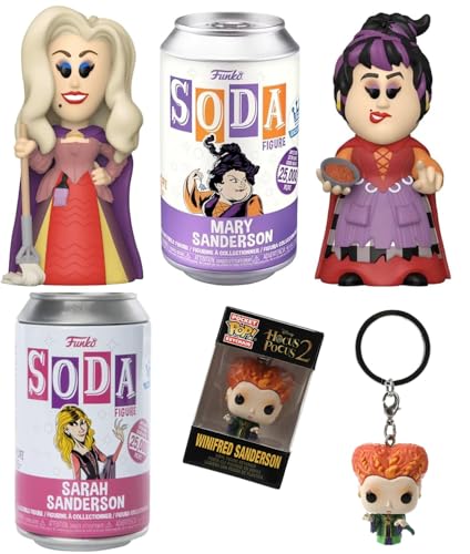 Witchcraft Binx The Cat Hocus Pocus Pop! Figure Exclusive Bundled with 3D Blind Bag Clip Hanger Sanderson Sisters Characters & Decal + Beetlejuice Trading Cards + Jack Skellington Pencil 4 Items von Funko