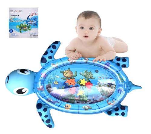 Lernmatte mit Wasser - Baby Wassermatte - Aufblasbare Wassermatte für Säuglinge und Kleinkinder Wasser Spielmatten Baby - Spielzeug Matte für die Frühkindliche Entwicklung von Funky Planet