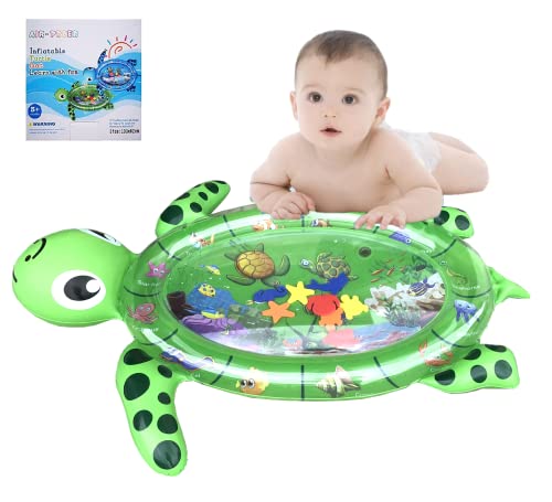 Lernmatte mit Wasser - Baby Wassermatte - Aufblasbare Wassermatte für Säuglinge und Kleinkinder Wasser Spielmatten Baby - Spielzeug Matte für die Frühkindliche Entwicklung von Funky Planet