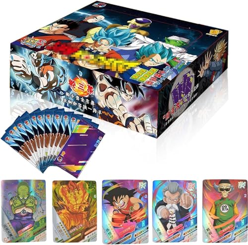 30 Pack Dragon Ball Sammelkarten, Dragonball Karten, Lieblingskartenspiele für Teenager Kinder und Erwachsene von Funmo