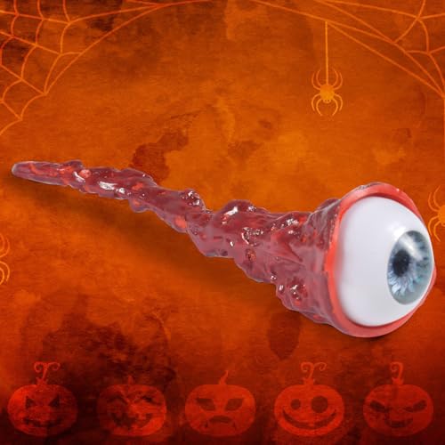 Blutige Augäpfel,Realistischer Augapfel für Halloween,Weiche realistische Kunstaugen,lustige blutunterlaufene Augen für Partygeschenke,Halloween-Horror-Requisiten,Spukhaus-Karnevals-Partygeschenke von Funmo