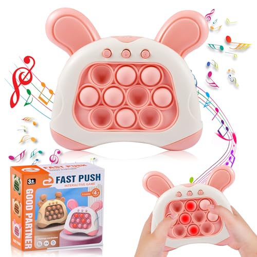 Fast Push Spiel Funmo Push Bubble Game Kids Adults Pop Fidget it Spielzeug Elektronisches Sensorspiel Sensory Bubble Sensory Squeeze Toys Fidget Dekompressions Machine Ostergeschenke Kinder von Funmo