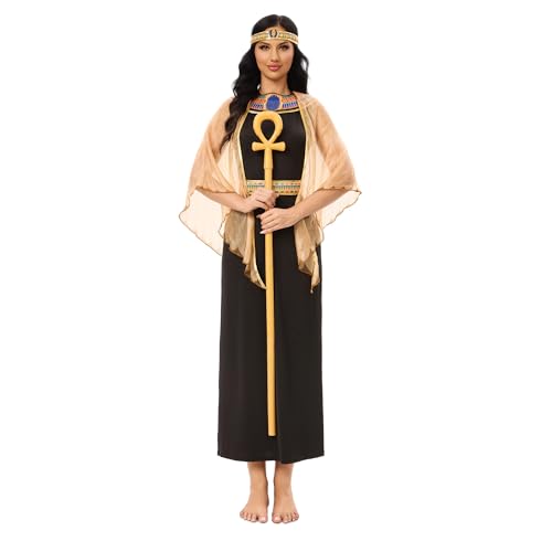 Funnlot Cleopatra Kostüm Damen,Karneval Kostüm Damen Kleopatra Kostüm Faschingskostüme Damen Karneval Ägypterin Kostüm für Fasching Cosplay L von Funnlot