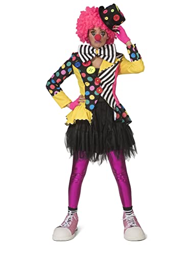 Clownjacke Clown Damenjackett Kostüm Damen Karneval Zirkus Fasching Damenkostüm von Funny Fashion