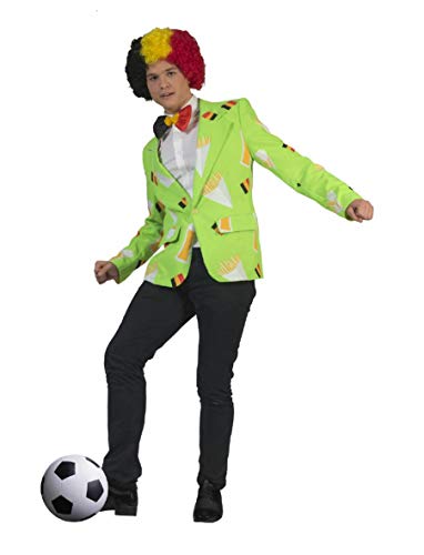 Funny Fashion Belgien Pommes Jackett Herrenkostüm Fußball Fan Nationalitäten Herren Kostüm von Funny Fashion