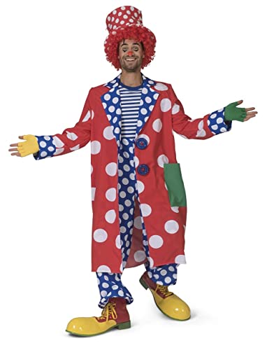 Funny Fashion Clown Mantel Herren Kostüm Spaßmacher Zirkus Herren Kostüm von Funny Fashion