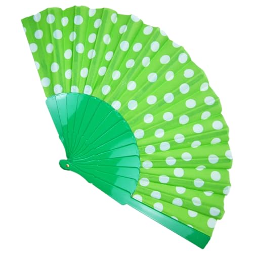 Funny Fashion Fifties Fächer mit Punkten | Grün - Handfächer Faltfächer Vintage Kostüm Zubehör Polka Dots 50er 60er Jahre Outfit Sommerparty Festival Sommer Karneval Funny Fashion Fifties Fächer mit Punkten | Grün - Handfächer Faltfächer Vintage Kostüm Zubehör Polka Dots 50er 60er Jahre Outfit Sommerparty Festival Sommer Karneval von Funny Fashion