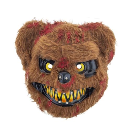 Funny Fashion Halloween Maske Horror Bär | Braun Tiermaske Blutig Bear Funny Fashion Halloween Maske Horror Bär | Braun Tiermaske Blutig Bear von Funny Fashion