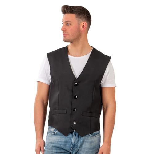 Funny Fashion Keurig Zwart Gilet Mr Perfect Man von Funny Fashion