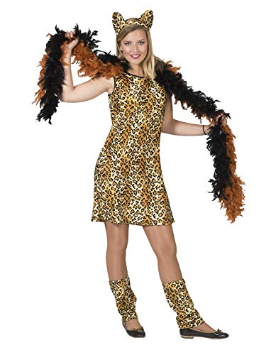 Funny Fashion Kleid Leopard Bikira Größe 36/38 von Funny Fashion