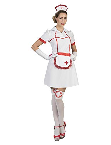 Funny Fashion Kostüm Krankenschwester Nurse Damen Schwester Krankenwärterin Pflegerin Damenkostüm von Funny Fashion