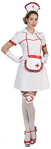 Funny Fashion Kostüm Krankenschwester Nurse Damen Schwester Krankenwärterin Pflegerin Damenkostüm von Funny Fashion