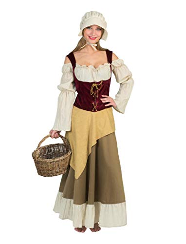 Funny Fashion Landfrauenkostüm, eine mittelalterliche popolana Schäferin von Funny Fashion