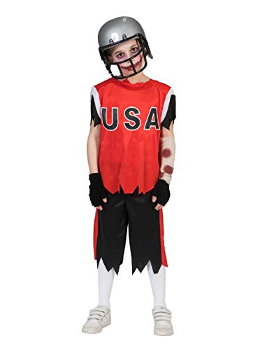 Funny Fashion Zombie USA Kinderkostüm Horror Halloween Kostüm Footballer Kostüm für Kinder von Funny Fashion