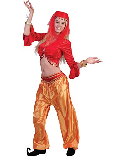 Generique - Orientalische-Tänzerin Damen-Kostümzubehör für Fasching rot von Funny Fashion