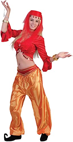 Generique - Orientalische-Tänzerin Damen-Kostümzubehör für Fasching rot von Funny Fashion