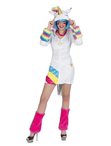 Kost?m Kleid Einhorn Gr??e 36/38 Damenkost?m Regenbogen Frauen Karneval Fasching Pierros von Funny Fashion