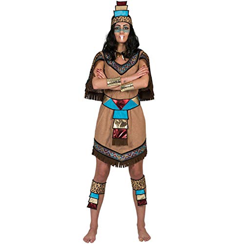 Kostüm Azteke Herr Inyan Größe 52/54 Herrenkostüm Mexiko Ethno Nationen Südamerika Inka Völker Pierro's Kostüm von Funny Fashion