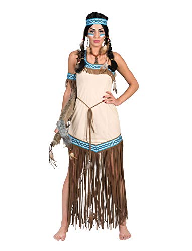 Kostüm Indianerin Talulah Damen 40-42 Karneval Fasching Fastnacht Mottoparty Fete Feier Pierros von Funny Fashion