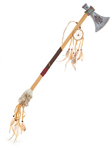 KULTFAKTOR GmbH Tomahawk Indianer-Accessoire beige 60 cm Einheitsgröße von ATOSA