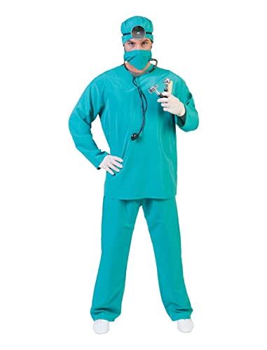 Pierro´s Kostüm Chirurg Herrenkostüm Männerkostüm Komplettkostüm Größe 48/50 für Karneval, Fasching, Party von Funny Fashion